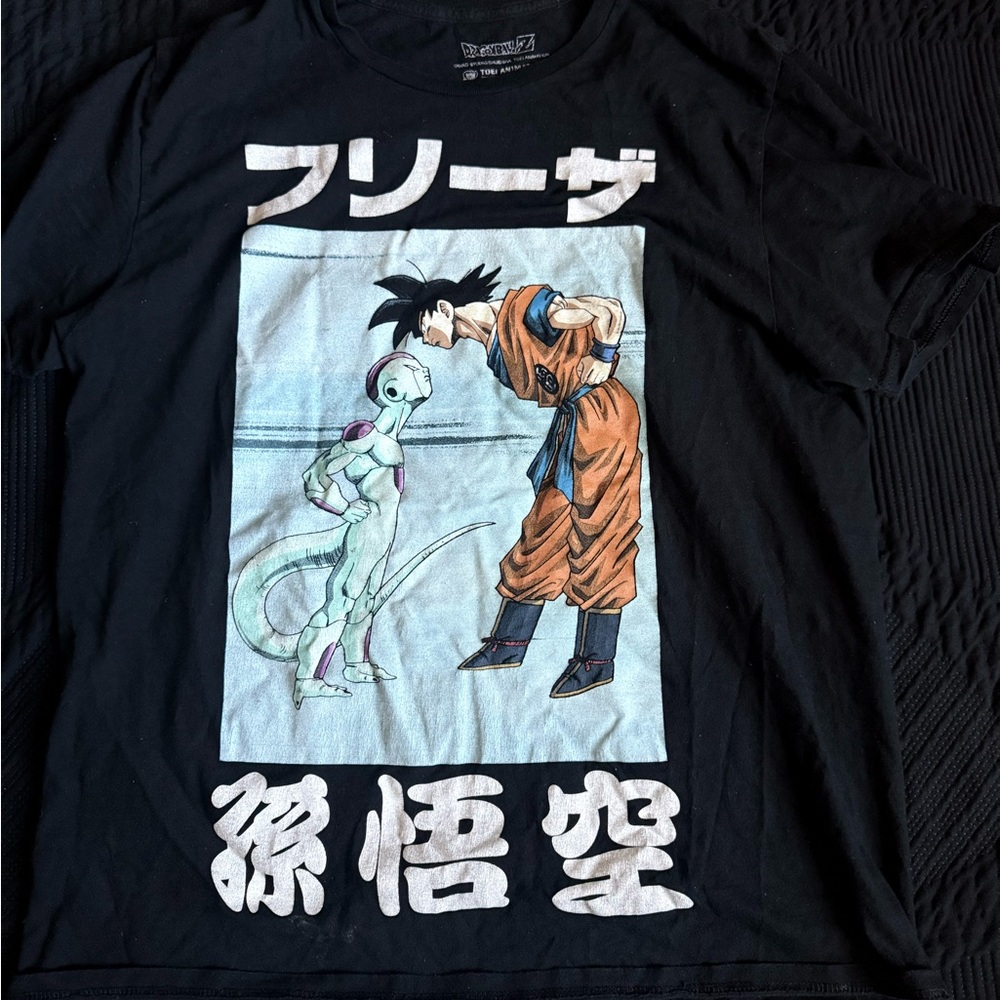 Anime Graphic Black T-Shirt